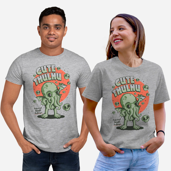 Cutethulhu-unisex basic tee-ilustrata