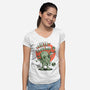 Cutethulhu-womens v-neck tee-ilustrata