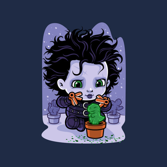 Baby Scissorhands-none non-removable cover w insert throw pillow-harebrained