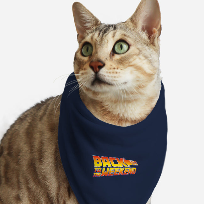 Back To The Weekend-cat bandana pet collar-drbutler