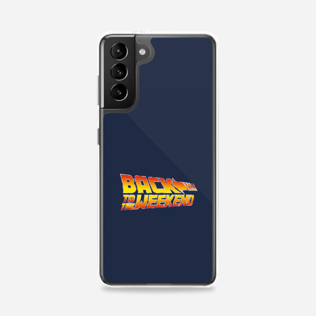 Back To The Weekend-samsung snap phone case-drbutler
