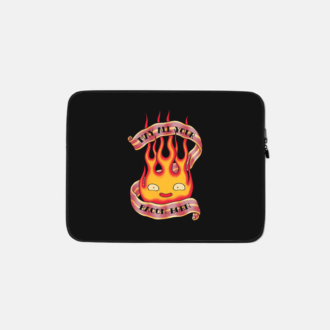 Bacon Burner-none zippered laptop sleeve-spike00