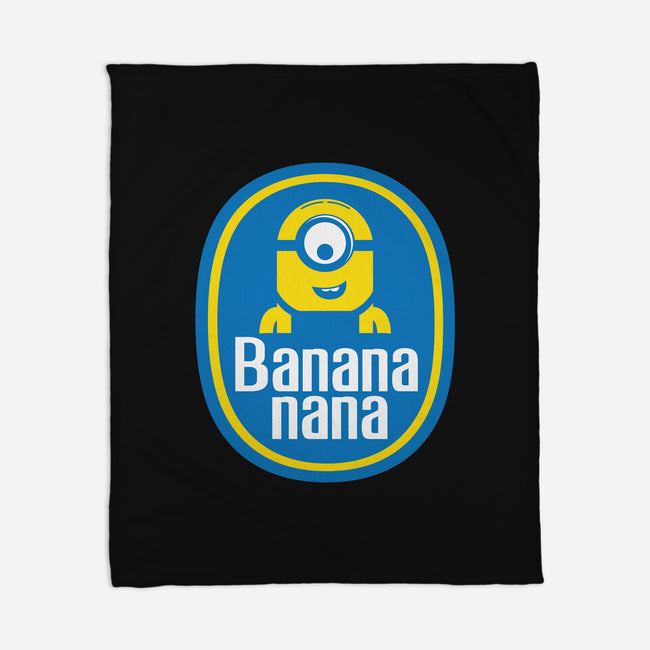 Banana Nana-none fleece blanket-dann matthews