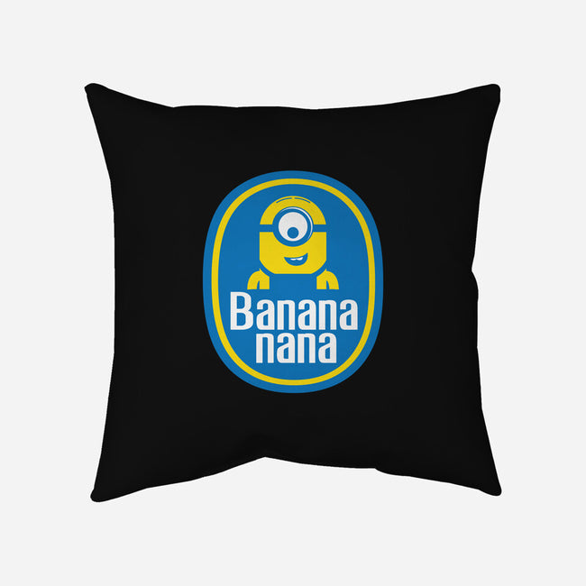 Banana Nana-none non-removable cover w insert throw pillow-dann matthews