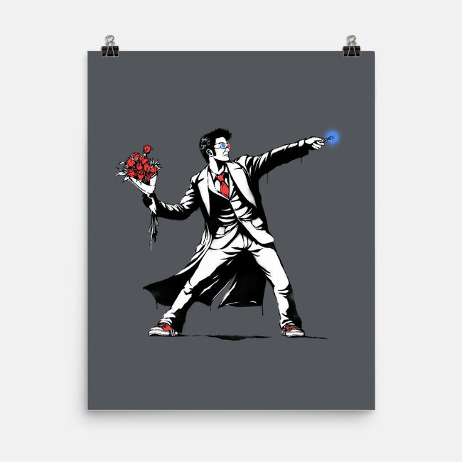 Banksy10-none matte poster-Six Eyed Monster