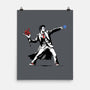 Banksy10-none matte poster-Six Eyed Monster