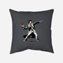 Banksy10-none removable cover w insert throw pillow-Six Eyed Monster