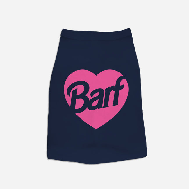 Barf-dog basic pet tank-dumbshirts