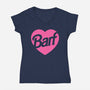 Barf-womens v-neck tee-dumbshirts