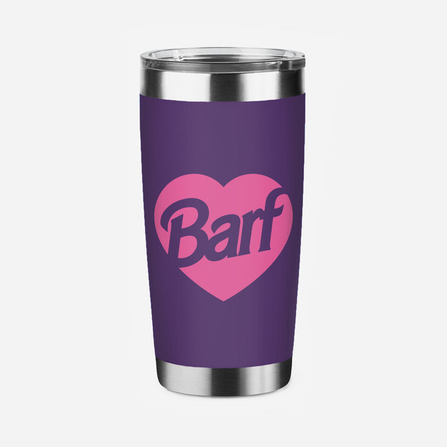 Barf-none stainless steel tumbler drinkware-dumbshirts