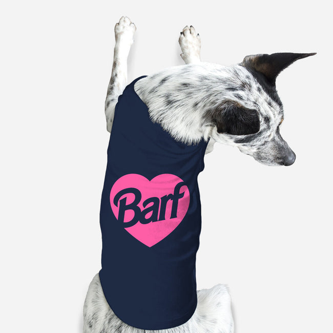 Barf-dog basic pet tank-dumbshirts
