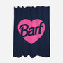 Barf-none polyester shower curtain-dumbshirts
