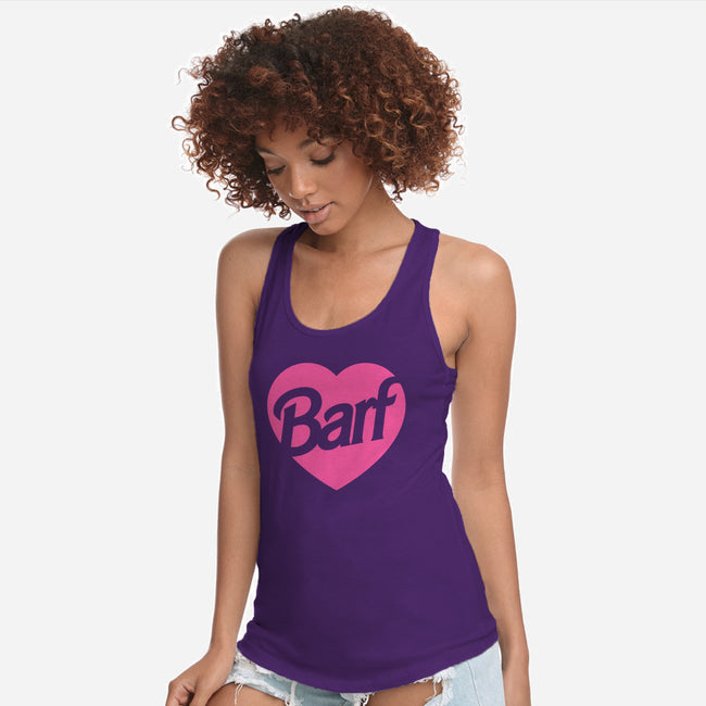 Barf-womens racerback tank-dumbshirts