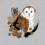 Barn Owl-womens v-neck tee-xMorfina