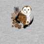 Barn Owl-womens basic tee-xMorfina