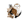 Barn Owl-womens off shoulder tee-xMorfina