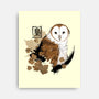 Barn Owl-none stretched canvas-xMorfina