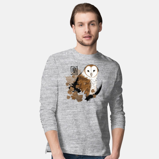 Barn Owl-mens long sleeved tee-xMorfina