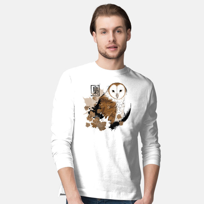 Barn Owl-mens long sleeved tee-xMorfina