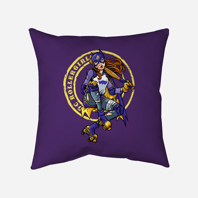 Bat Attitude-none removable cover w insert throw pillow-tomkurzanski