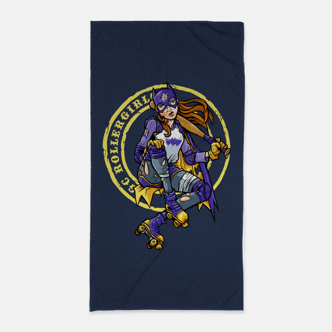 Bat Attitude-none beach towel-tomkurzanski