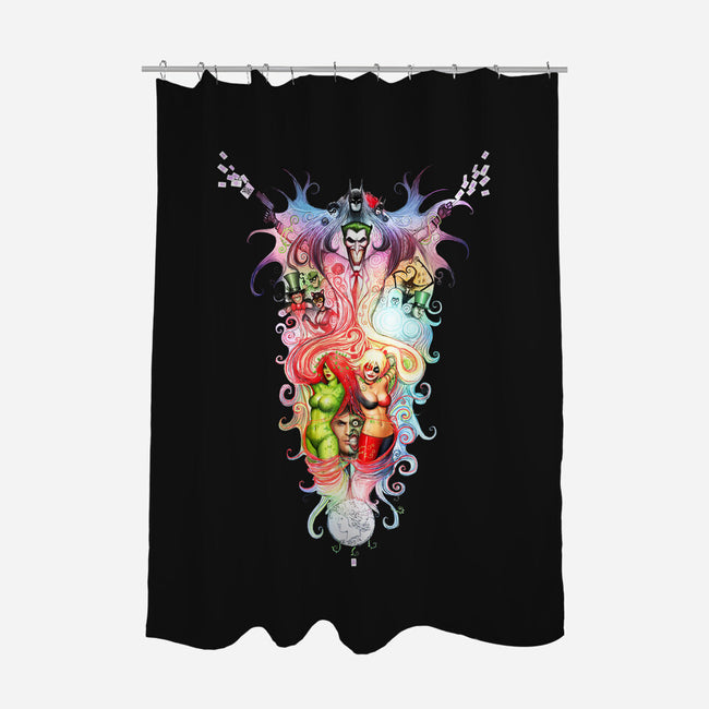 Bat Dream-none polyester shower curtain-Zeeee