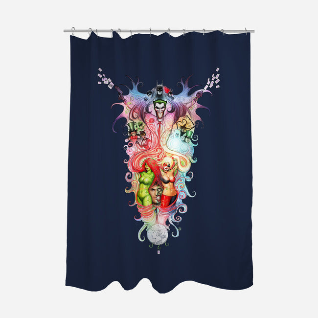 Bat Dream-none polyester shower curtain-Zeeee