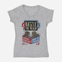 Battle for the Realm-womens v-neck tee-KatHaynes