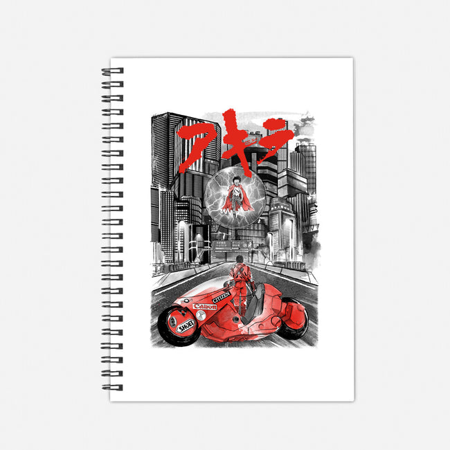 Battle in Neo-Tokyo-none dot grid notebook-DrMonekers