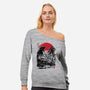 Battle of the Ages-womens off shoulder sweatshirt-DrMonekers