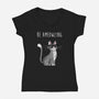 Be Ameowzing-womens v-neck tee-ursulalopez