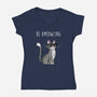 Be Ameowzing-womens v-neck tee-ursulalopez