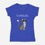 Be Ameowzing-womens v-neck tee-ursulalopez