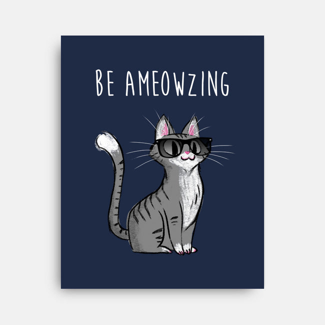 Be Ameowzing-none stretched canvas-ursulalopez