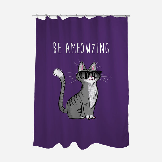Be Ameowzing-none polyester shower curtain-ursulalopez