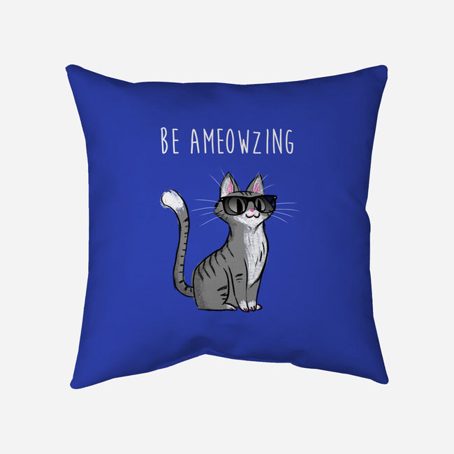 Be Ameowzing-none removable cover w insert throw pillow-ursulalopez