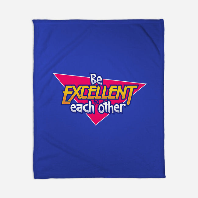 Be Excellent to Each Other-none fleece blanket-adho1982