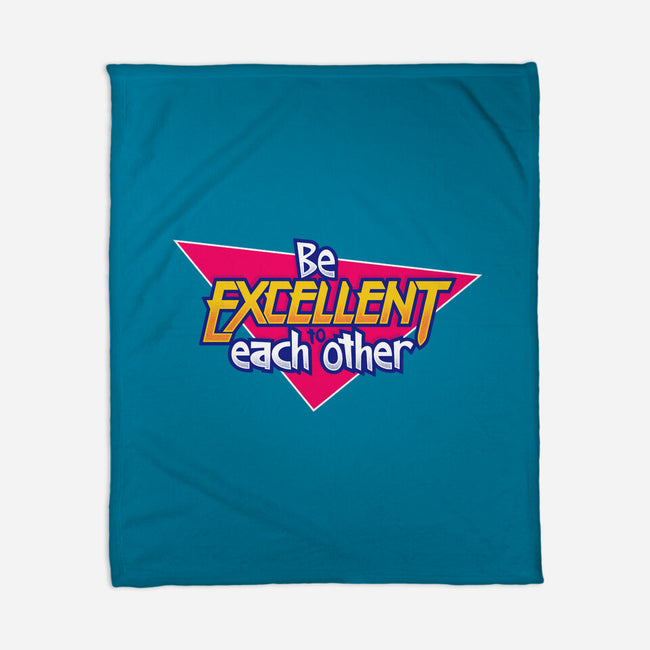 Be Excellent to Each Other-none fleece blanket-adho1982