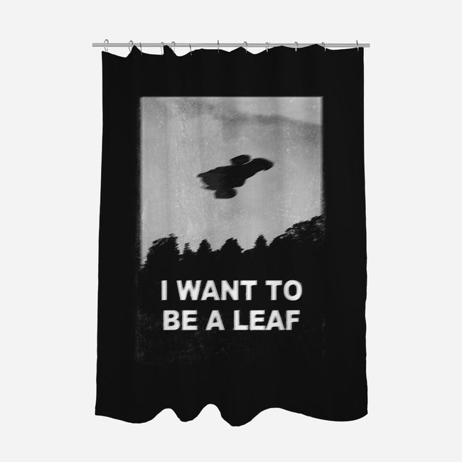 Be Leaf-none polyester shower curtain-kharmazero