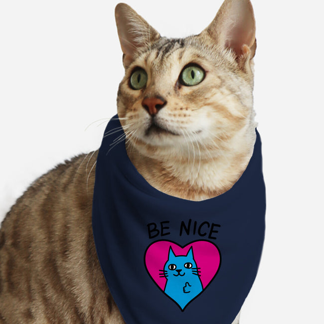 BE NICE-cat bandana pet collar-hislla