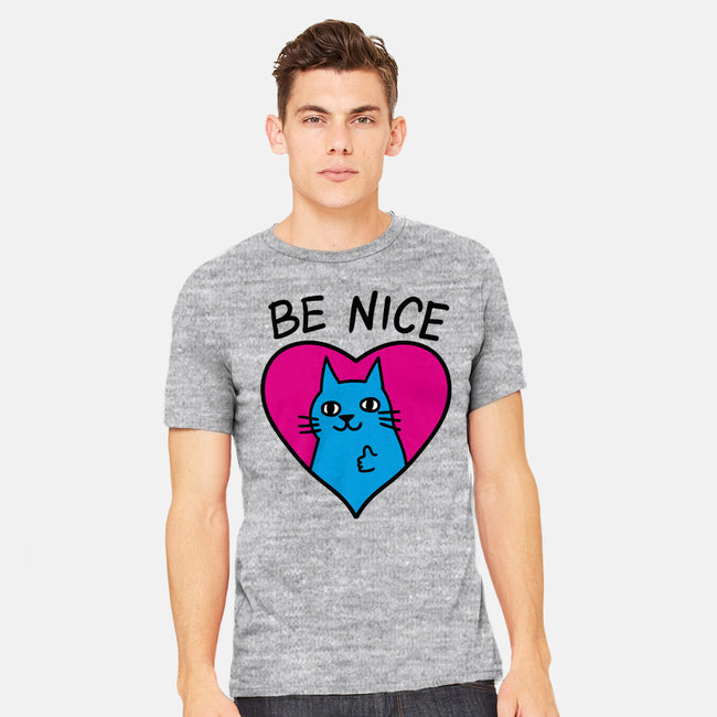 BE NICE-mens heavyweight tee-hislla