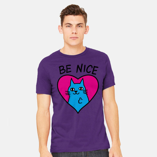 BE NICE-mens heavyweight tee-hislla