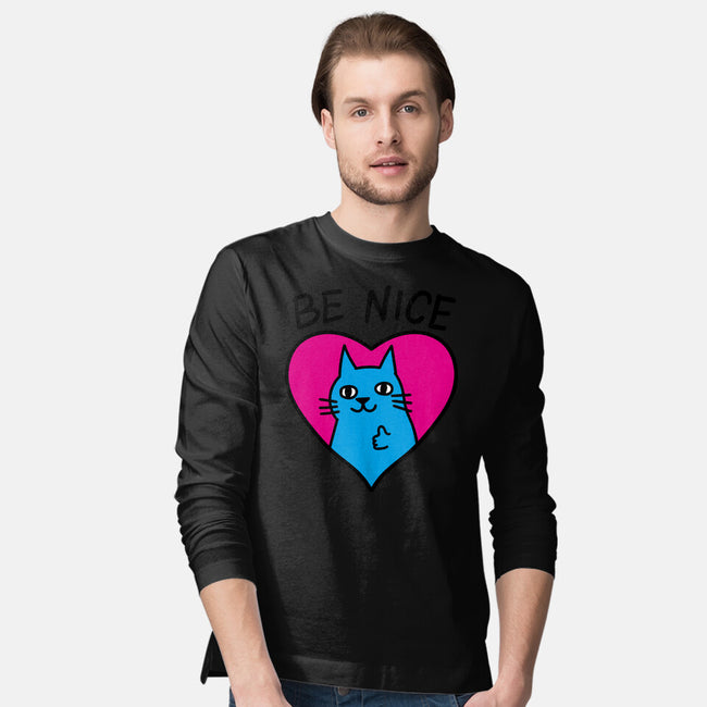 BE NICE-mens long sleeved tee-hislla
