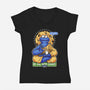 Be One With Cookie-womens v-neck tee-Obvian