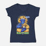 Be One With Cookie-womens v-neck tee-Obvian