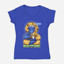 Be One With Cookie-womens v-neck tee-Obvian