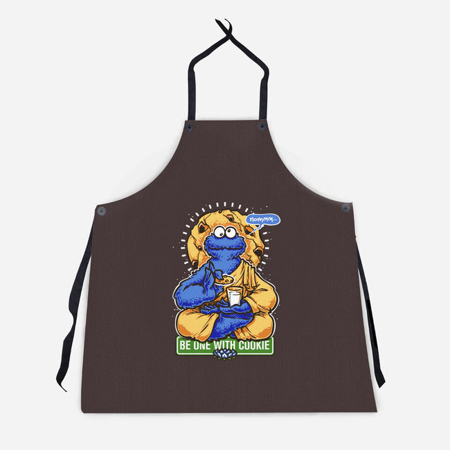 Be One With Cookie-unisex kitchen apron-Obvian