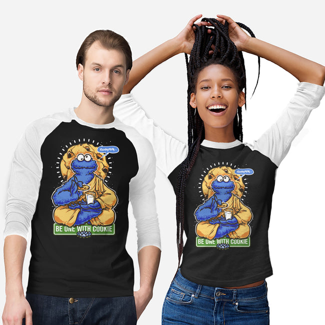 Be One With Cookie-unisex baseball tee-Obvian