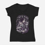Be Very Afraid-womens v-neck tee-MedusaD