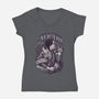 Be Very Afraid-womens v-neck tee-MedusaD